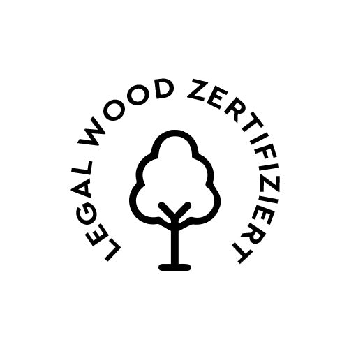 Zertifikat unseres legal geschlagenen Holzes, welches in unseren INDOO Werkstätten zu hochwertigen Möbeln, Tischen, Stühlen, Bänken und Skulpturen verwendet wird