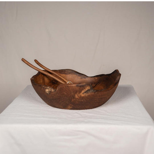 Teakholz Natural Bowl ca. 40 cm