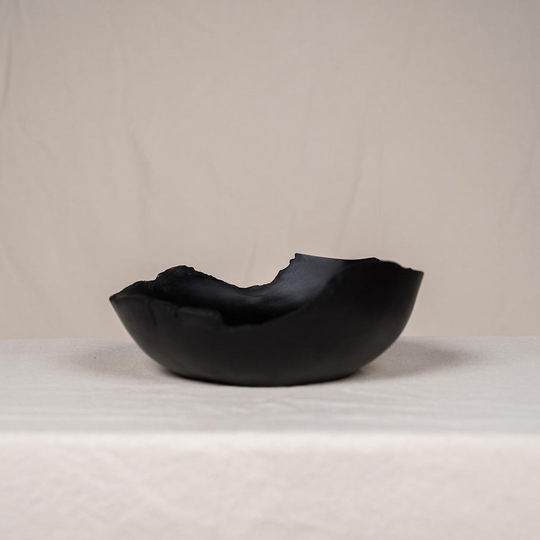 Teakholz Black Bowl ca. 30 cm