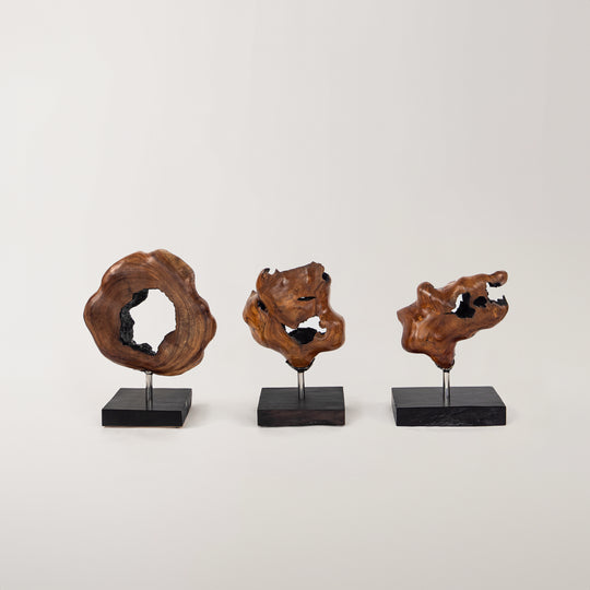 TeakDance Skulptur